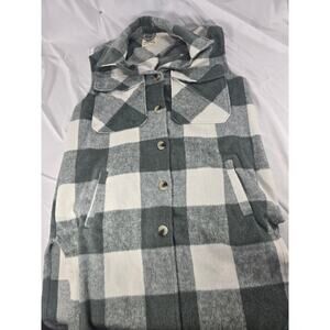 Ashley 26 International Sleeveless Plaid Vest Women’s Large Fall Layer Shacket